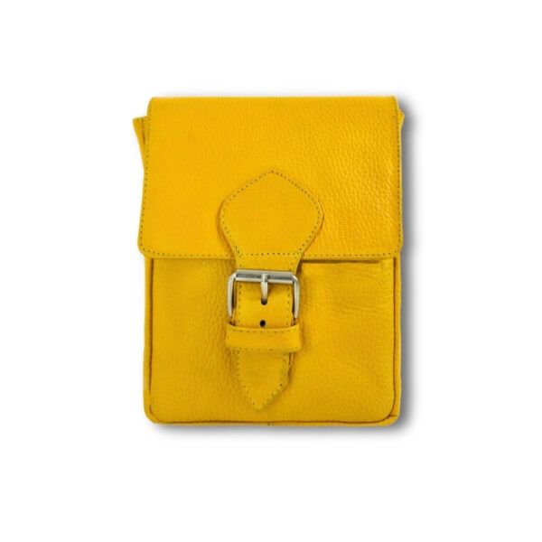 Morral de cuero ML02 artesanal Morral de cuero Lima Perú modelo ML02