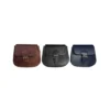 CARTERA CUERO-CA01-MARRON-AZUL-NEGRO-CUERO GENUINO DAMA CARTERA CUERO-CA01-MARRON-AZUL-NEGRO-CUERO GENUINO DAMA