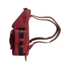 MO14-MOCHILA DE CUERO- CAMEL- UNISEX-COSTADO MO14-MOCHILA DE CUERO- CAMEL- UNISEX-COSTADO