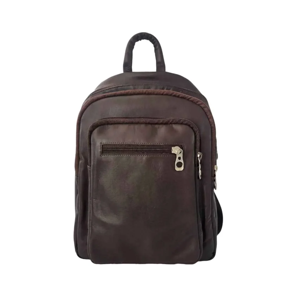Mochila de cuero MO03 V1 color marron