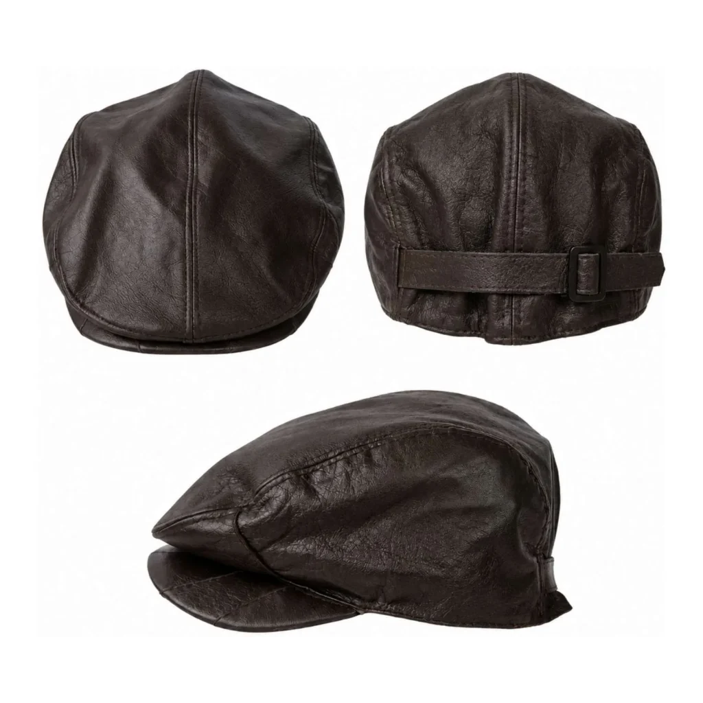 GR03 - BROCHE GORRO DE CUERO